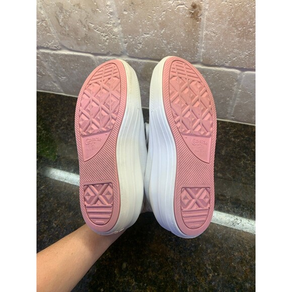 Converse CTAS Move Platform Sneakers Egret/Stone Mauve/Rust Pink W 9 - Picture 6 of 8